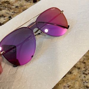 QUAY Australia aviator mirror sunglasses
